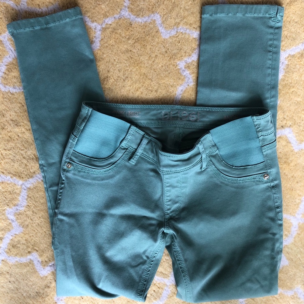 DL1961 Maternity Jeans (Olive), Skinny Ankle, 26